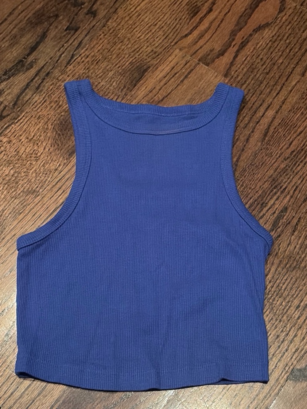 wild fable Royal Blue Ribbed Tank Top - Girls